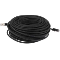 RS PRO Cat6 Ethernet Cable, 30 m, Black RJ45 Male to RJ45 Male, F/UTP Low Smoke Zero Halogen 791-7037