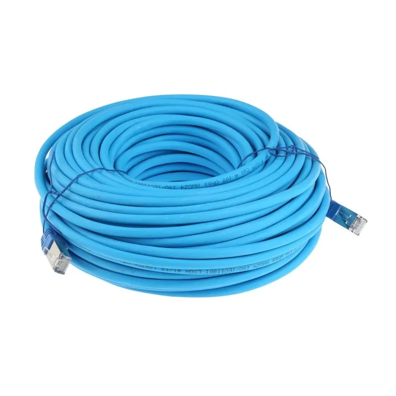 RS PRO Cat6 Ethernet Cable 30 m Blue RJ45 Male to RJ45 Male F/UTP Low Smoke Zero Halogen 791-7047
