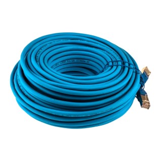 RS PRO Cat6 Ethernet Cable 25 m Blue RJ45 Male to RJ45 Male F/UTP Low Smoke Zero Halogen 791-7043