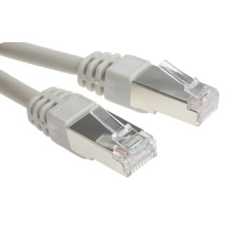 RS PRO Cat6 Ethernet Cable, 30 m, Grey, RJ45 Male to RJ45 Male, F/UTP Low Smoke Zero Halogen 791-7062
