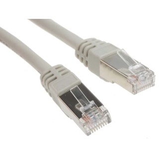 RS PRO Cat6 Ethernet Cable 15 m Grey RJ45 Male to RJ45 Male F/UTP Low Smoke Zero Halogen 791-7056