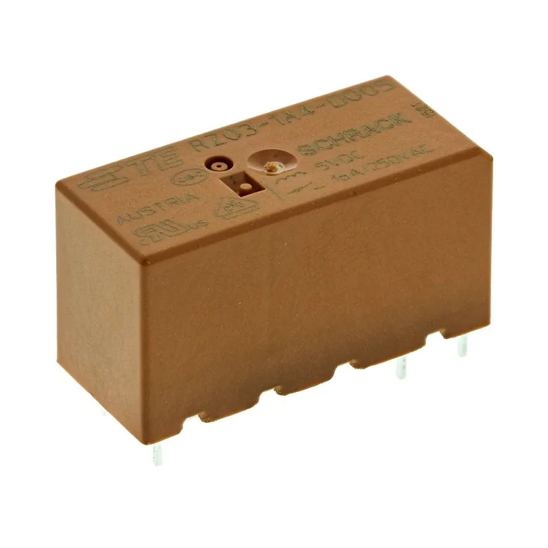 TE Connectivity RZ Series PCB Power Relay, 5V DC Coil, 16A Switching Current, SPST, Silver Alloy Contacts 1-1415899-3