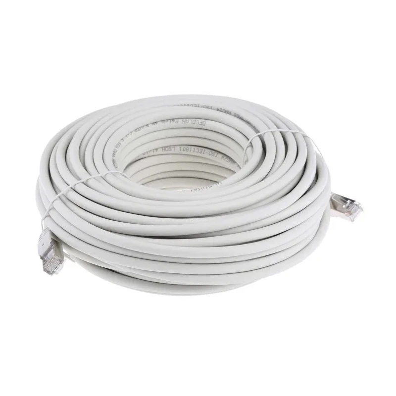RS PRO Cat6 Ethernet Cable 25 m Grey RJ45 Male to RJ45 Male F/UTP Low Smoke Zero Halogen 791-7053
