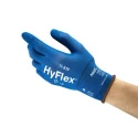 Ansell HyFlex 11-818 Blue Nylon Spandex Work Gloves Size 10 Nitrile Foam Coating 11818100