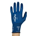 Ansell HyFlex 11-818 Blue Nylon Spandex Work Gloves Size 10 Nitrile Foam Coating 11818100