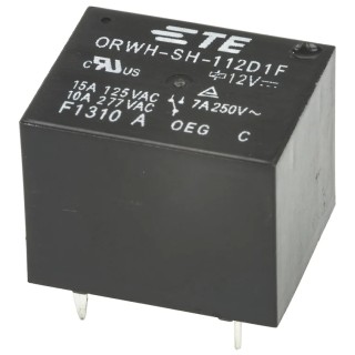 TE Connectivity PCB Power Relay 12V dc Coil 10A Switching Current SPDT 1-1721150-3
