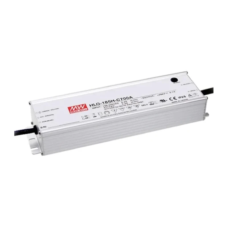 MEAN WELL IP67 5 Output Constant Current LED Driver, 155.4 W, 1.05 A, 190V/95V Input, 1 to 10 V PWM Resistance Dimming 