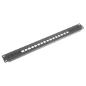 RS PRO 16 Port RJ Patch Panel 1U Black 791-8510