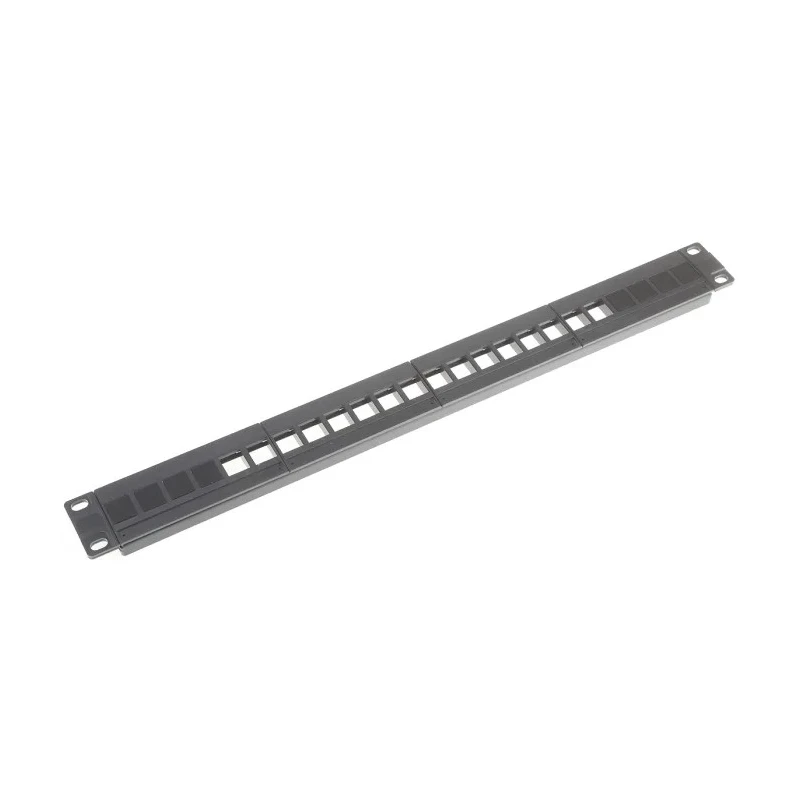 RS PRO 16 Port RJ Patch Panel 1U Black 791-8510