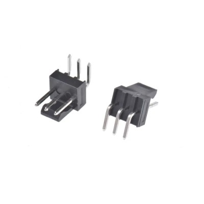 Molex KK 254 Series Right Angle Through Hole Pin Header, 3 Contacts, 2.54 mm Pitch, 1 Row, Unshrouded 171857-0003
