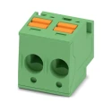 Phoenix Contact Pluggable Terminal Block 2-Contact 5 mm Pitch 10A Polyamide Housing 600V Horizontal Spring Cage 1805517
