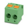 Phoenix Contact Pluggable Terminal Block 2-Contact 5 mm Pitch 10A Polyamide Housing 600V Horizontal Spring Cage 1805517