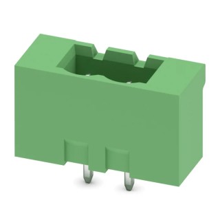 Phoenix Contact COMBICON Control Series Pluggable Terminal Block, 2-Contact, 5.08 mm Pitch, 1 Row, 400V, 12A, Green 1809267