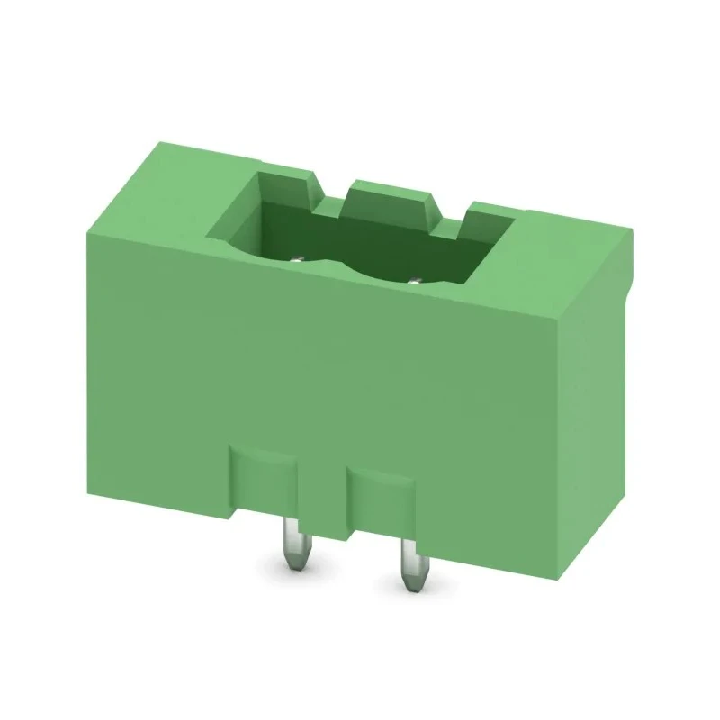 Phoenix Contact COMBICON Control Series Pluggable Terminal Block, 2-Contact, 5.08 mm Pitch, 1 Row, 400V, 12A, Green 1809267