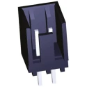 TE Connectivity MTA-100 Series Straight Through Hole PCB Header, 2 Contact, 2.54 mm Pitch, 1 Row, Shrouded 2-644861-2