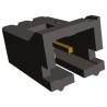 TE Connectivity AMPMODU MTE Series Straight Through Hole PCB Header, 2 Contact, 2.54 mm Pitch, 1 Row, Shrouded 5-104362-1