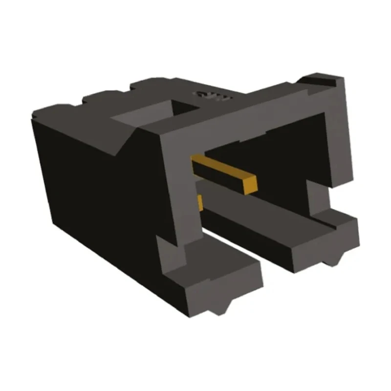 TE Connectivity AMPMODU MTE Series Straight Through Hole PCB Header, 2 Contacts, 2.54 mm Pitch, 1 Row, Shrouded 5-104362-1
