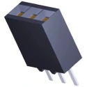 TE Connectivity AMPMODU Mod II Series Straight Through Hole PCB Socket, 6-Contact, 1 Row, 2.54 mm Pitch, 12A 5-534237-4