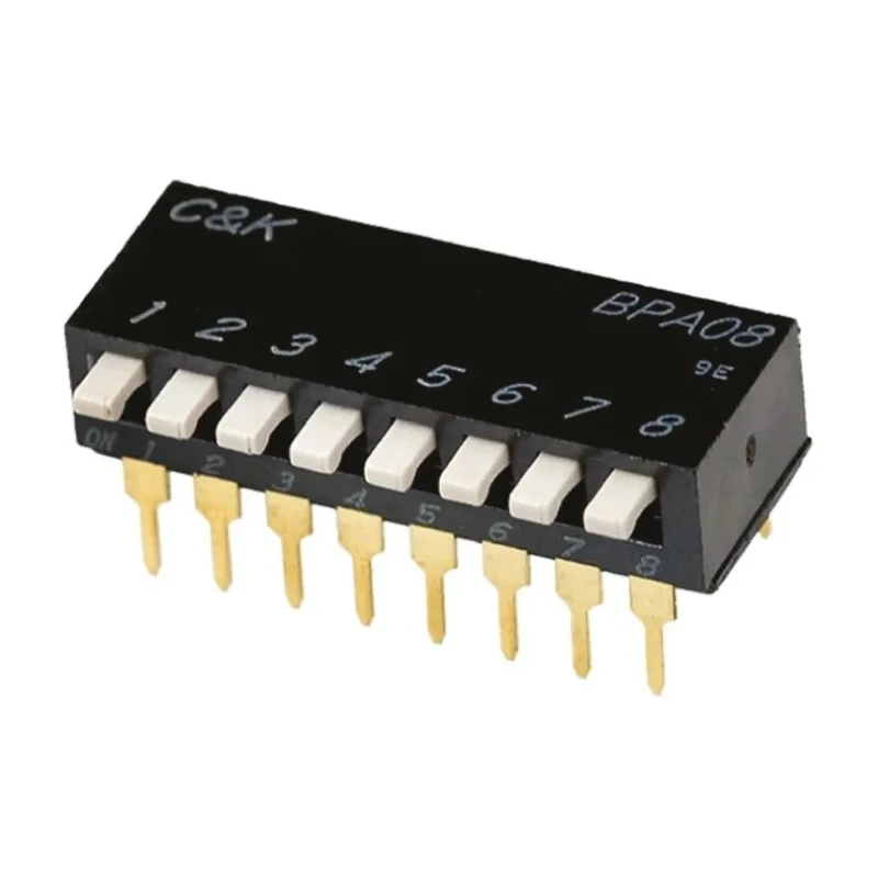 C & K Rotary Coded DIP Switch Through Hole Mount Side Actuator BPA02B