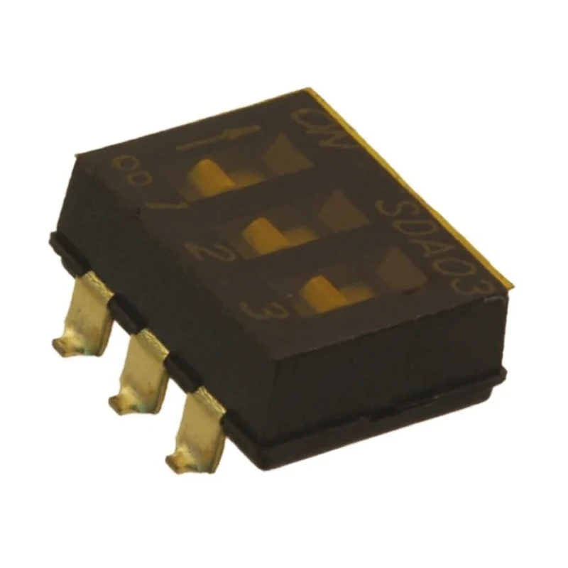 C & K Flush Rotary Coded DIP Switch Surface Mount SDA03H0SBR