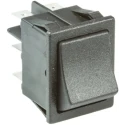 RS PRO DPST On-Off On-Off Rocker Switch Panel Black Plastic Housing 20A 250V AC 793-2513