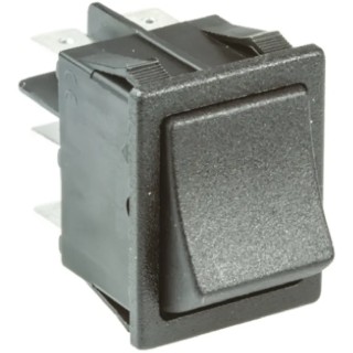 RS PRO DPST On-Off On-Off Rocker Switch Panel Black Plastic Housing 20A 250V AC 793-2513
