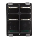 RS PRO Illuminated Double Pole Single Throw On-Off Rocker Switch Panel 20A, 250V AC, Green Actuator 793-2516