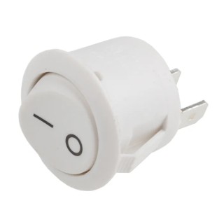 RS PRO SPST Off-Momentary (On)-Off Rocker Switch Panel Nylon Housing Quick Connect Terminals 5A 250V AC 28V DC IP66 793-2541