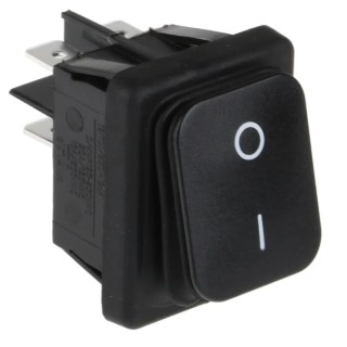 RS PRO DPST On-Off On-Off Rocker Switch Panel IP65 Aluminium Housing 16A 250V AC 28V DC 793-2535