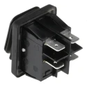 RS PRO DPST On-Off On-Off Rocker Switch Panel IP65 Aluminium Housing 16A 250V AC 28V DC 793-2535