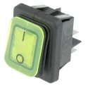 RS PRO Illuminated DPST On-Off Rocker Switch Panel Aluminium Housing IP65 20A 125V ac 793-2531