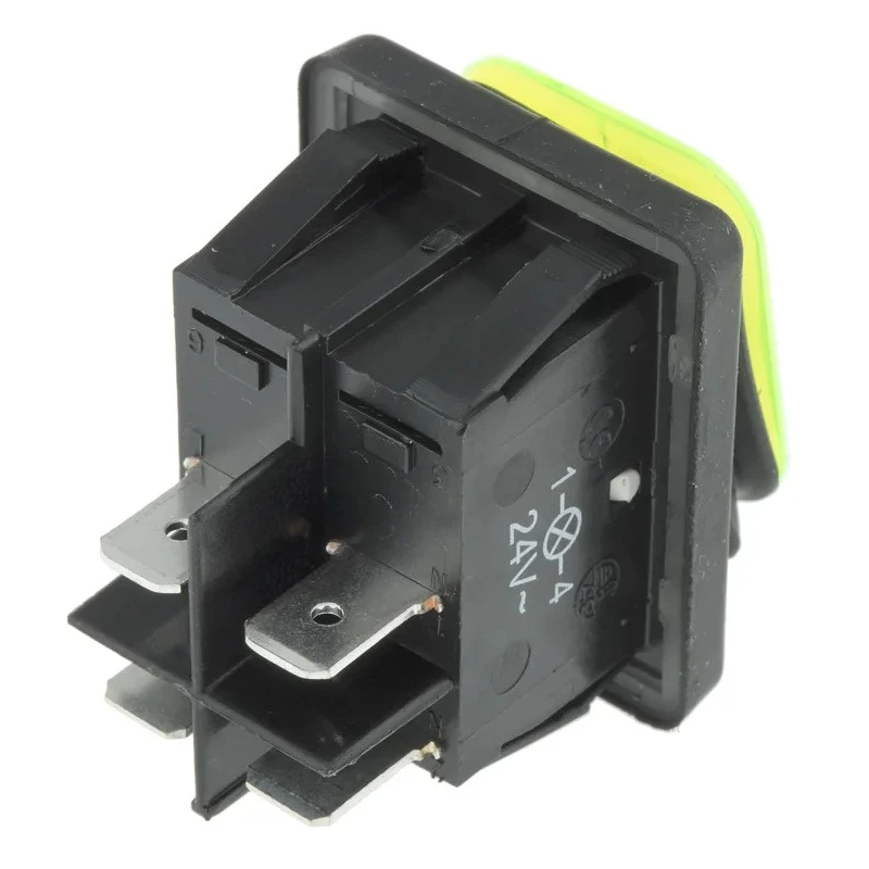 RS PRO Illuminated DPST On-Off Rocker Switch Panel Aluminium Housing IP65 20A 125V ac 793-2531