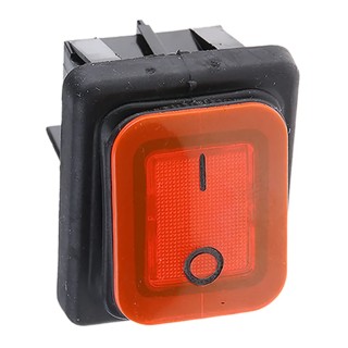 RS PRO Illuminated DPST On-Off On-Off Rocker Switch Panel 20A 250V AC 24V DC Red Actuator 793-2538