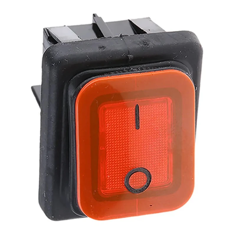RS PRO Illuminated DPST On-Off On-Off Rocker Switch Panel 20A 250V AC 24V DC Red Actuator 793-2538