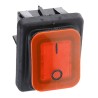 RS PRO Illuminated DPST On-Off On-Off Rocker Switch Panel 20A 250V AC 24V DC Red Actuator 793-2538