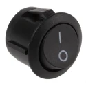 RS PRO SPST On-Off Rocker Switch Panel Black Nylon Housing IP66 6A 28V DC 250V AC 793-2563