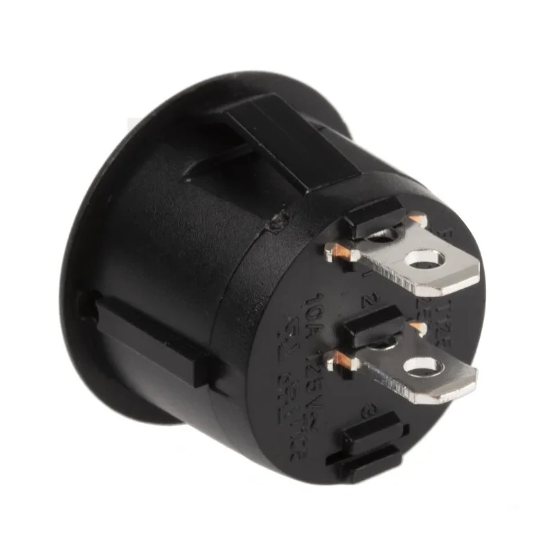 RS PRO SPST On-Off Rocker Switch Panel Black Nylon Housing IP66 6A 28V DC 250V AC 793-2563