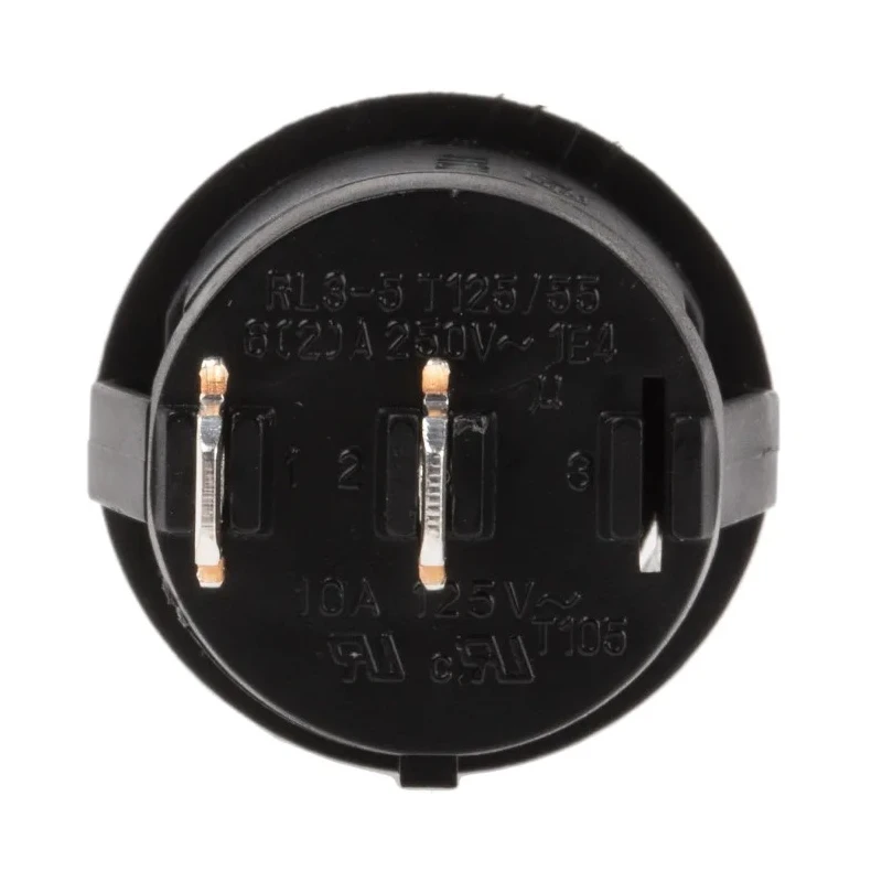 RS PRO SPST On-Off Rocker Switch Panel Black Nylon Housing IP66 6A 28V DC 250V AC 793-2563