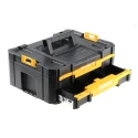DeWALT 2 Drawer Plastic Tool Box Yellow Black 314.2 mm x 440 mm x 314.2 mm DWST1-70706
