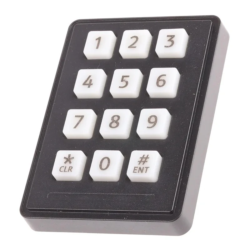Storm IP65 12 Key Polymer Keypad , Matrix Output, Panel Cutout 70x96 mm