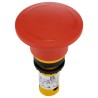 Eaton Emergency Stop Push Button Built-In 22.5 mm Cutout 2 NC Contacts Turn to Release IP67 IP69K C22-PVT