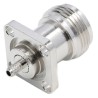 RS PRO Coaxial Connector Panel Mount Female N Connector 50 Ω Straight Body Crimp 793-3588