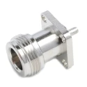 RS PRO Coaxial Connector Panel Mount Female N Connector 50 Ω Straight Body Crimp 793-3588