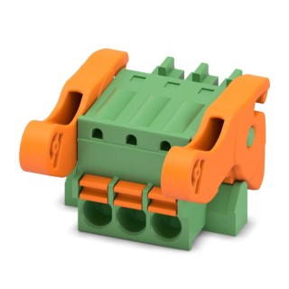 Phoenix Contact FK-MCP 1.5/3-ST-3.5-LR Series Pluggable Terminal Block, 3-Contact, 3.5 mm Pitch, 1 Row, 320 V, 8 A 1817246