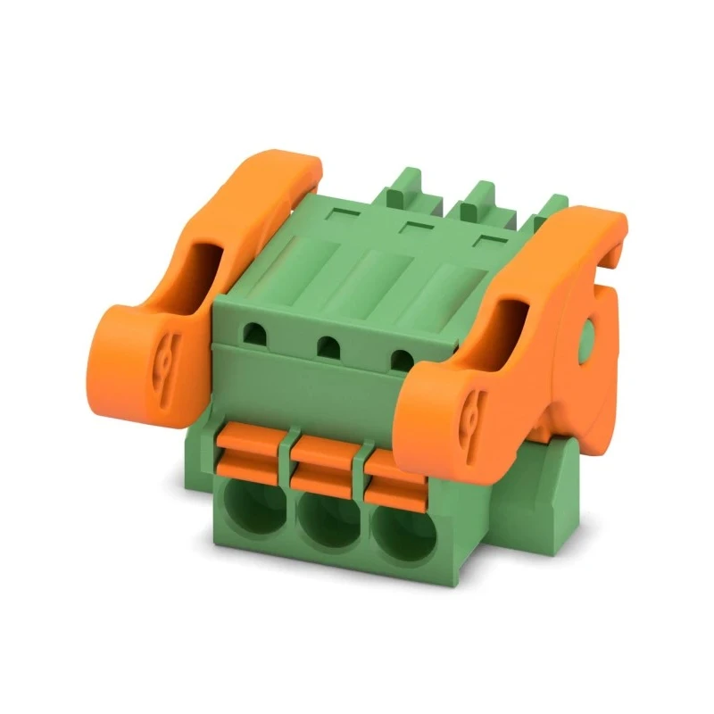 Phoenix Contact FK-MCP 1.5/3-ST-3.5-LR Series Pluggable Terminal Block, 3-Contact, 3.5 mm Pitch, 1 Row, 320 V, 8 A 1817246