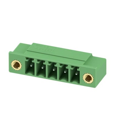 Phoenix Contact Pluggable Terminal Block 5-Contact 3.81 mm Pitch 1 Row 250V 8A Polyamide Housing 1817835