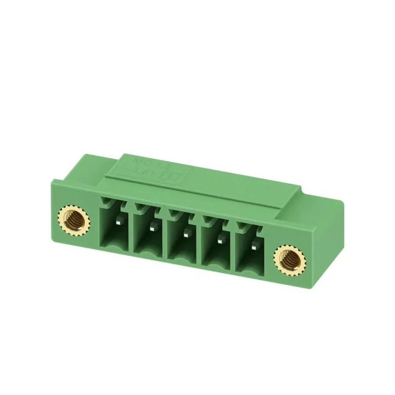 Phoenix Contact Pluggable Terminal Block 5-Contact 3.81 mm Pitch 1 Row 250V 8A Polyamide Housing 1817835