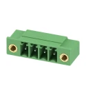 Phoenix Contact MC 1.5/4-GF-3.81-LR Series Pluggable Terminal Block, 4-Contact, 3.81 mm Pitch, 1 Row, 250V, 8A 1817822