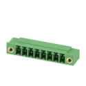 Phoenix Contact MC 1.5/8-GF-3.81-LR Series Pluggable Terminal Block, 8-Contact, 3.81 mm Pitch, Right Angle, 250V 1817864