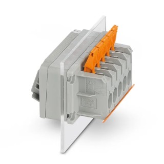 Phoenix Contact PLW 16-6/ 3-10 Series Feed Through Terminal Block, 3-Contact, 10 mm Pitch, 1 Row, 1821067